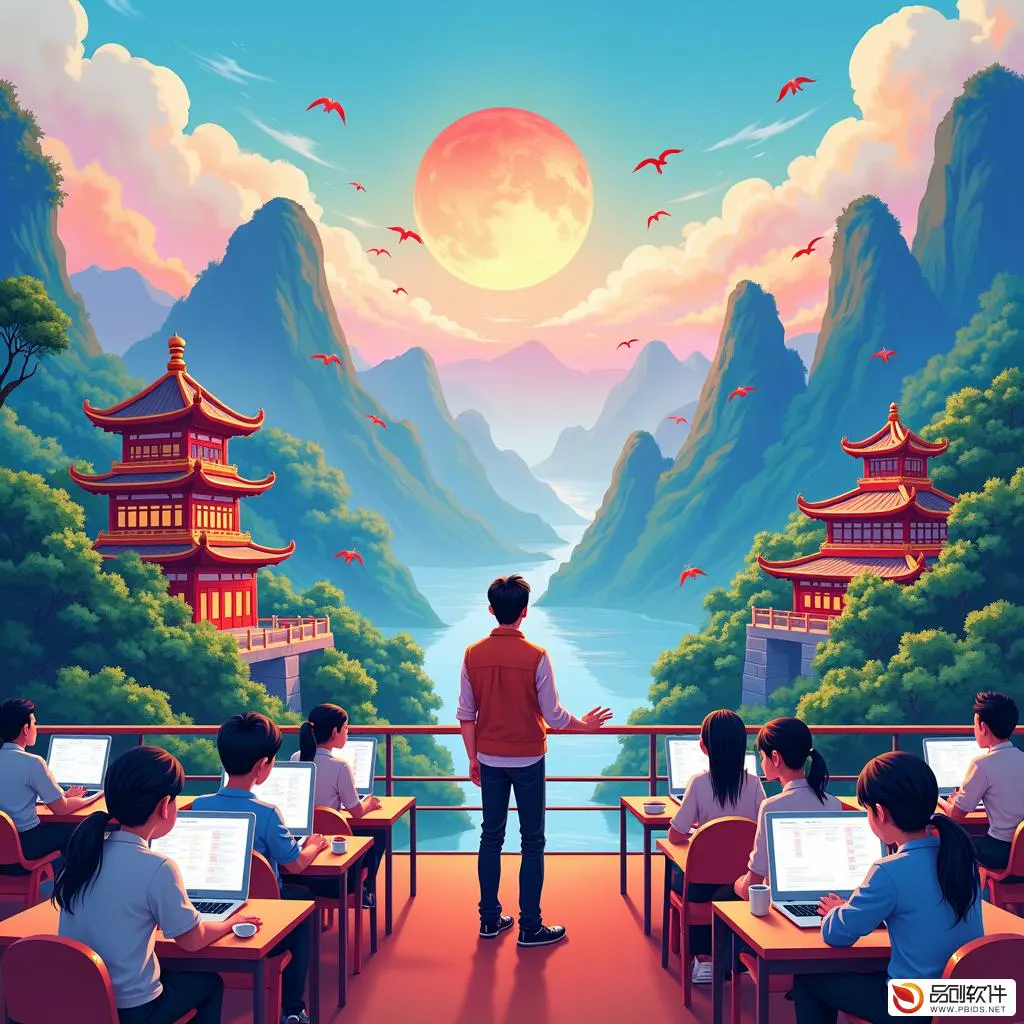 佛山市教育直播虚拟背景技术机构：创新教学空间，...