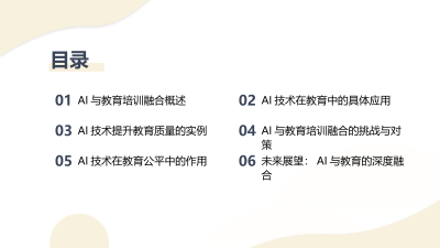 AI与教育培训的融合