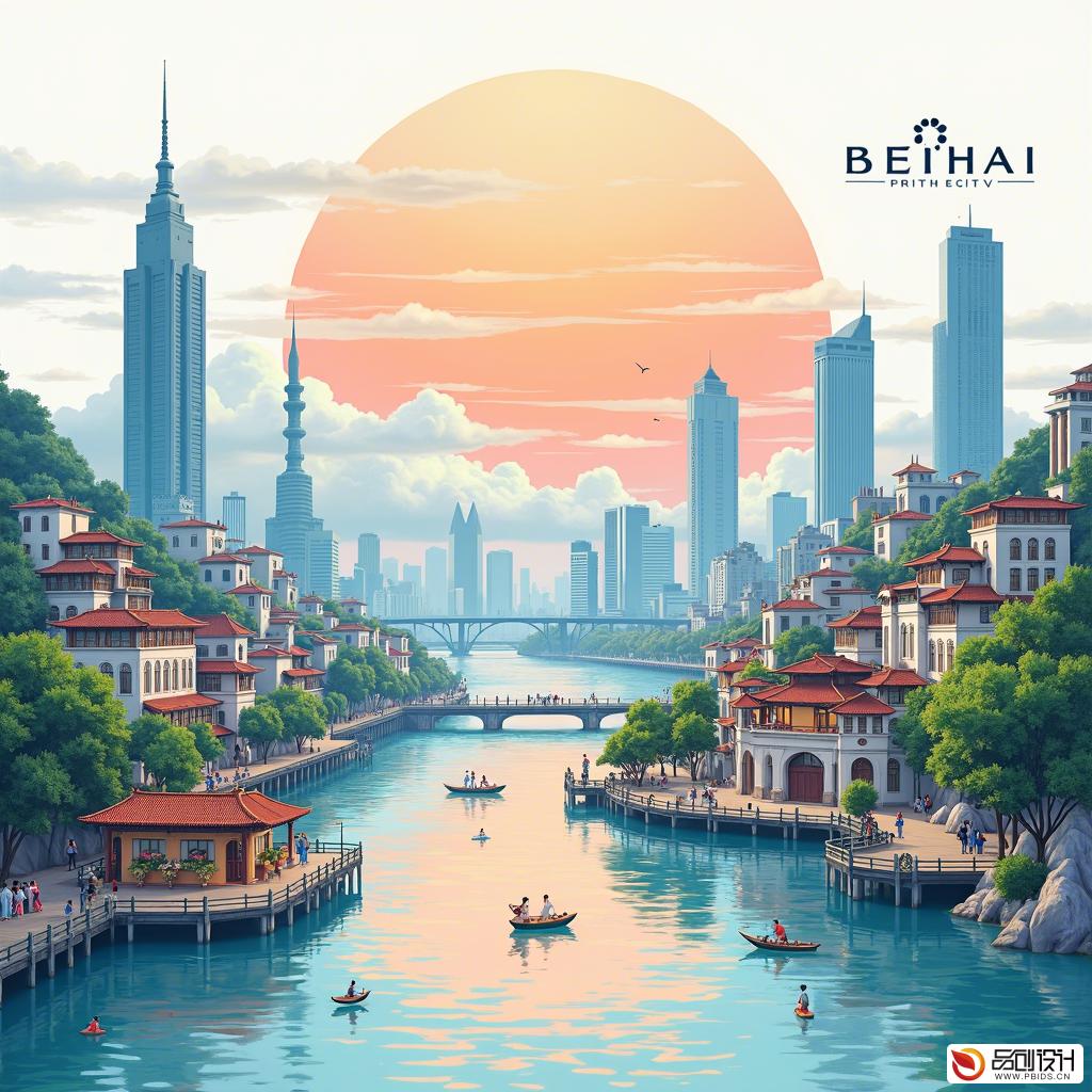 北海市品创视觉策略：塑造城市品牌新风貌
