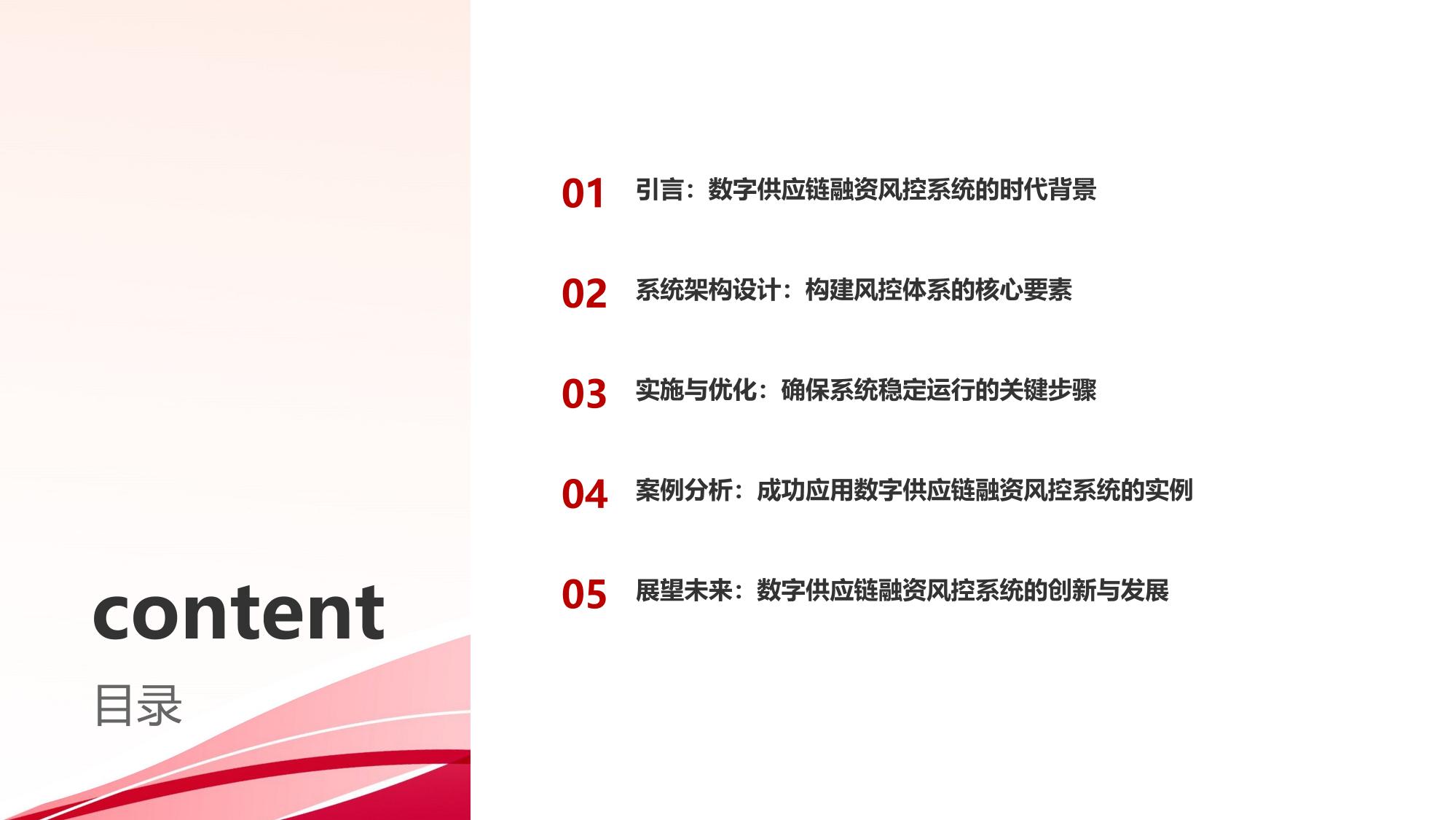 数字供应链融资风控系统