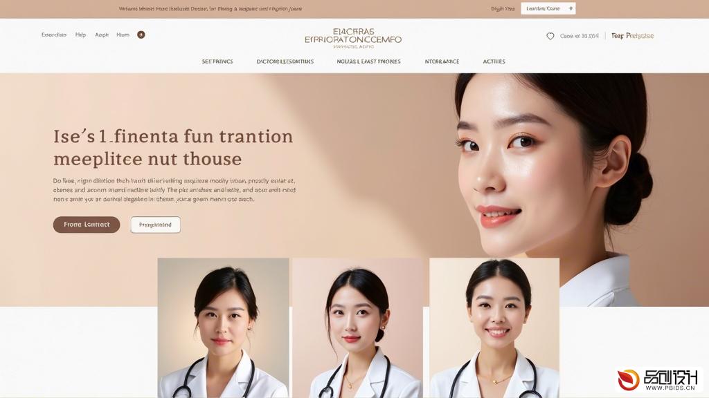 整形响应式网站设计：塑造未来美容行业的数字新形象
