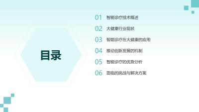 智能诊疗与大健康行业创新