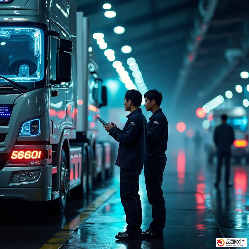 成都市重载车辆盲区监测系统服务站：守护道路安全...
