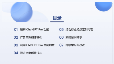 ChatGPT Pro在广告文案中的应用