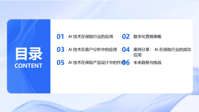 AI技术在保险行业的数字化革新