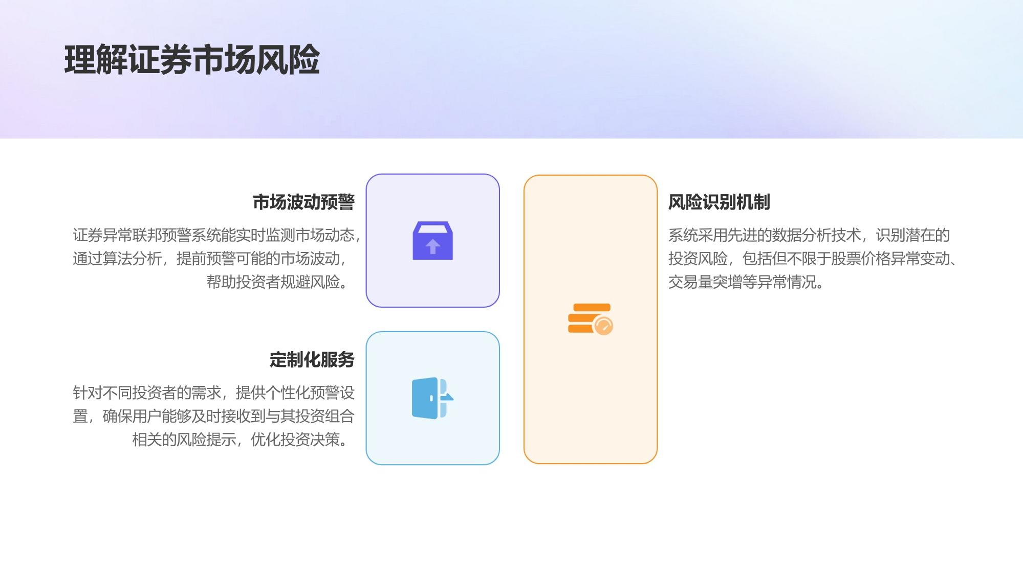 证券异常联邦预警系统软件定制