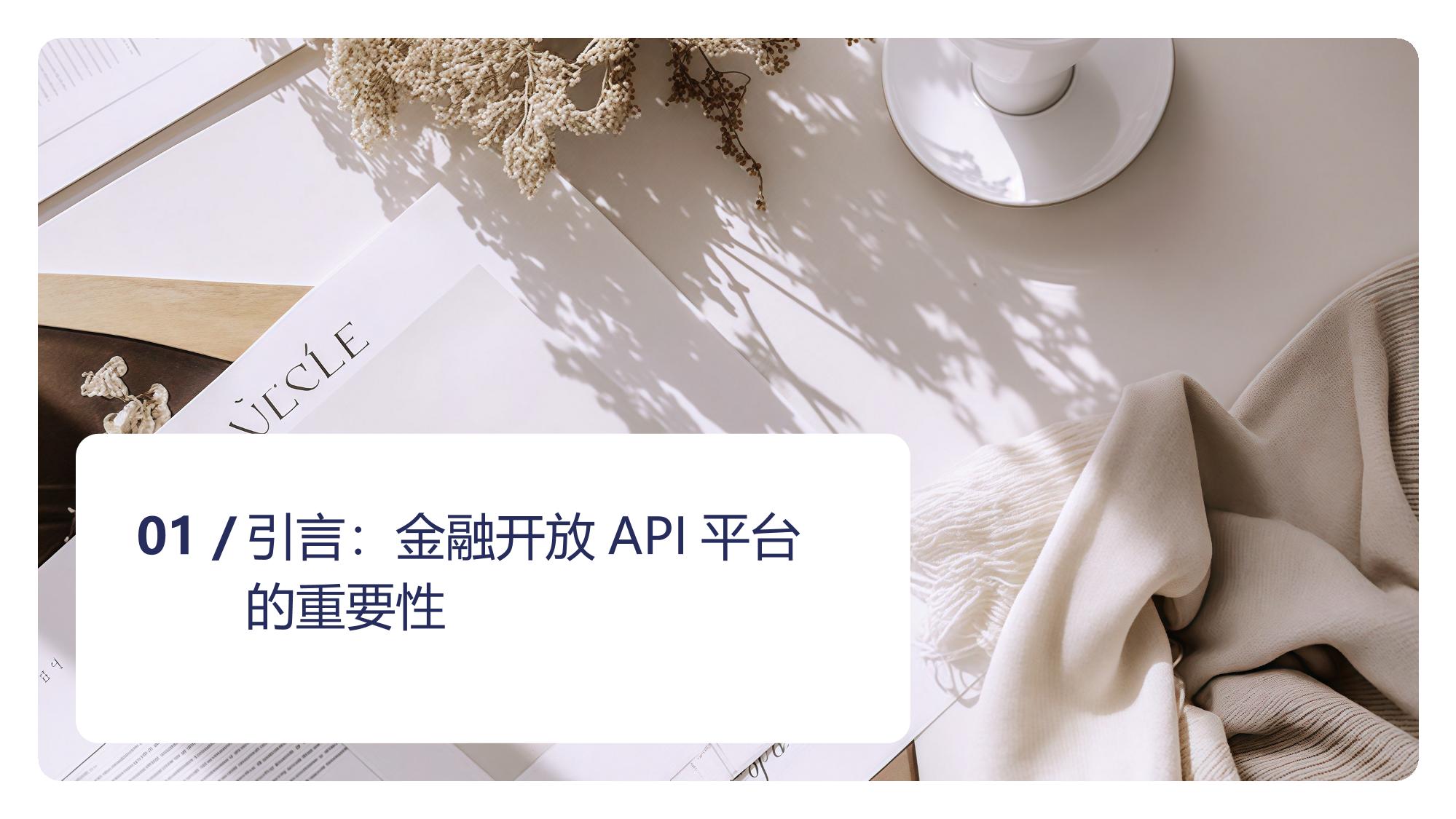 金融开放API平台：构建生态合作的桥梁
