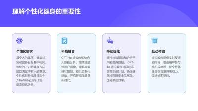 GPT-4o虚拟教练与数据画像：个性化健身私教课