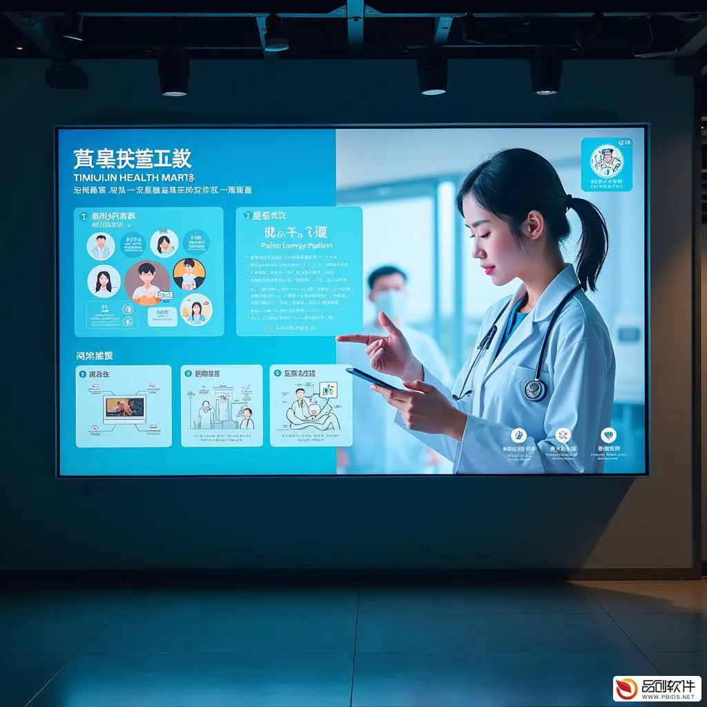 天津市健康商城大屏系统技术中心：引领智慧医疗新风尚
