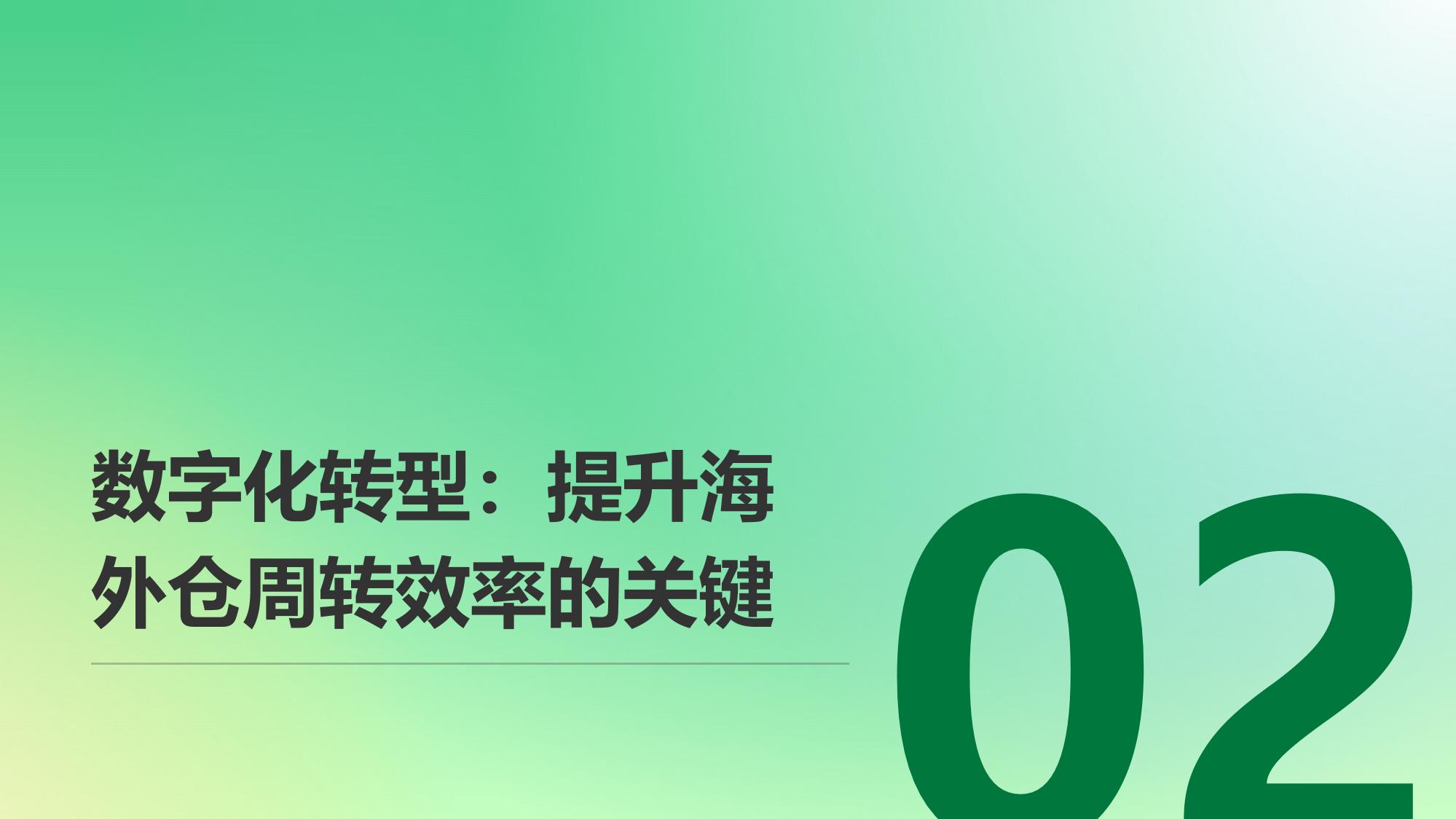 跨境社交电商平台：海外仓周转效率提升50%的数字化