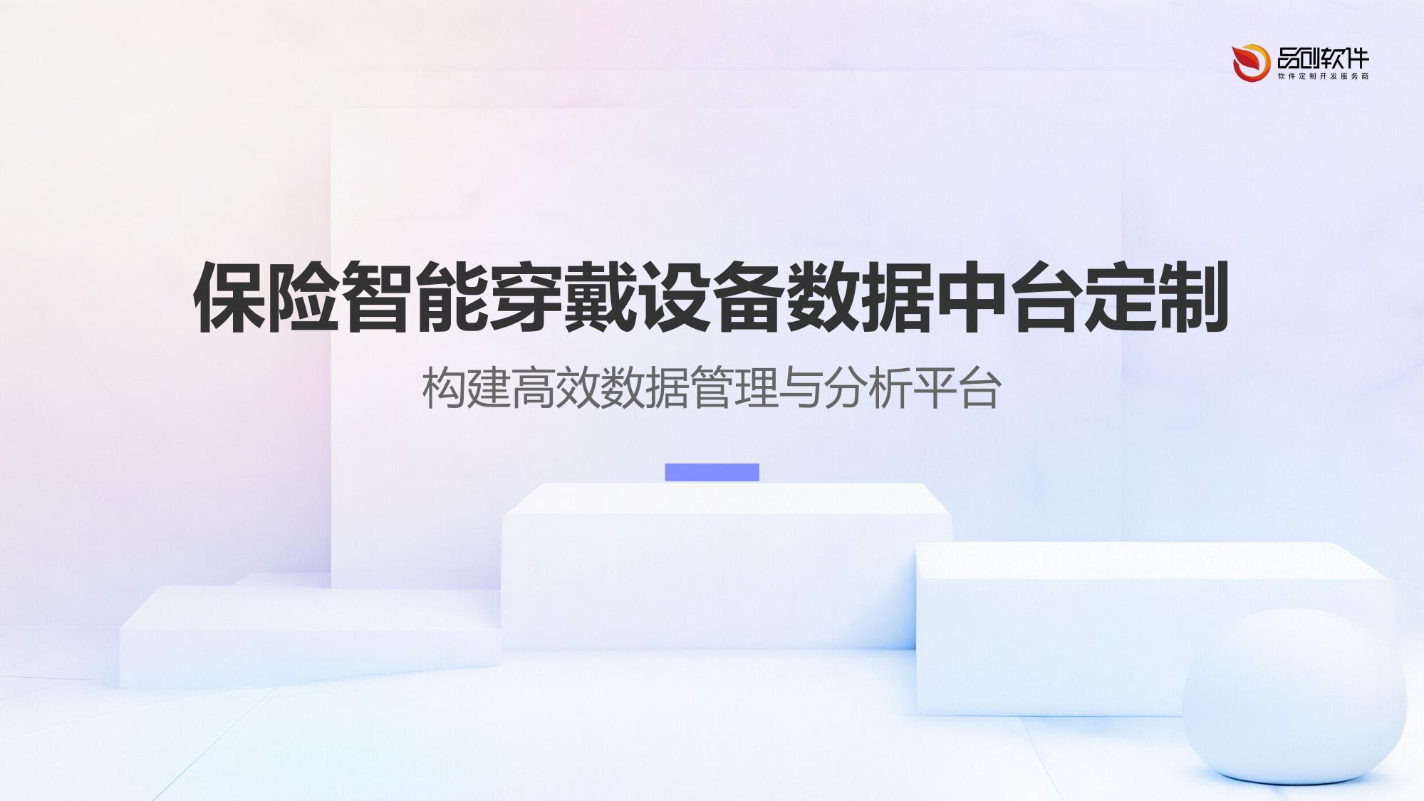 保险智能穿戴设备数据中台定制