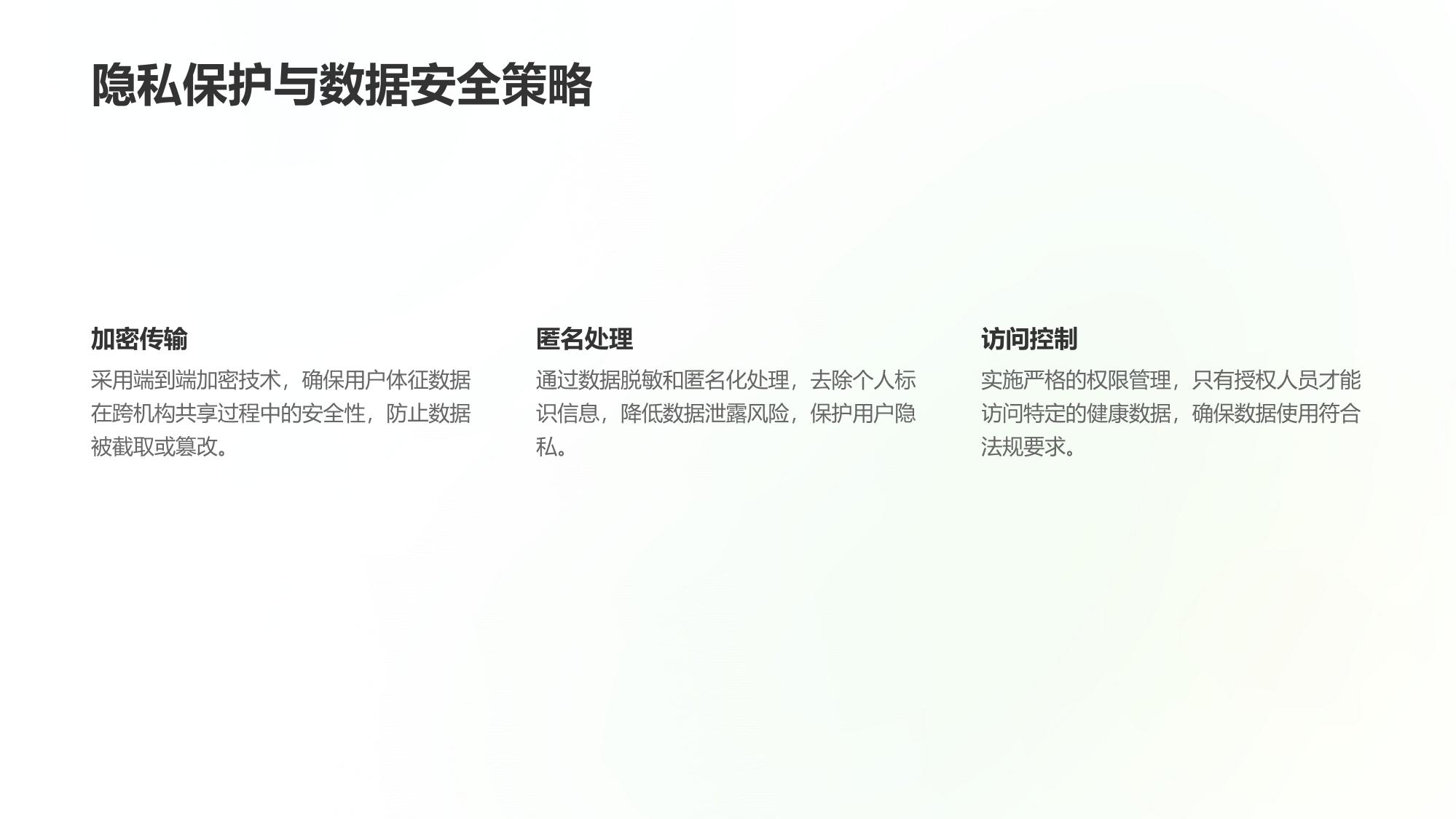 健康数据中台：用户体征信息跨机构共享