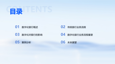 数字化重塑银行业务流程