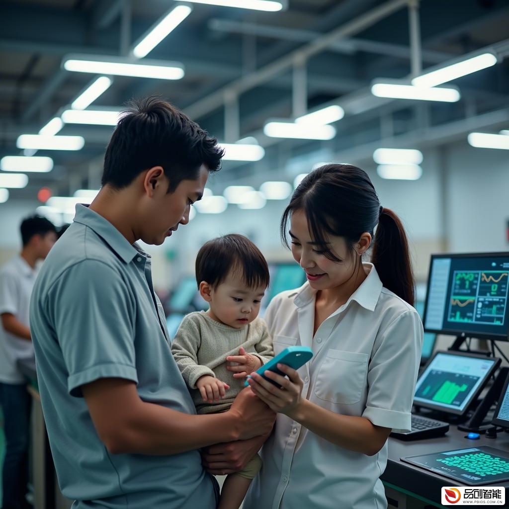 儿童智能体温监测仪工场：科技守护宝贝健康...