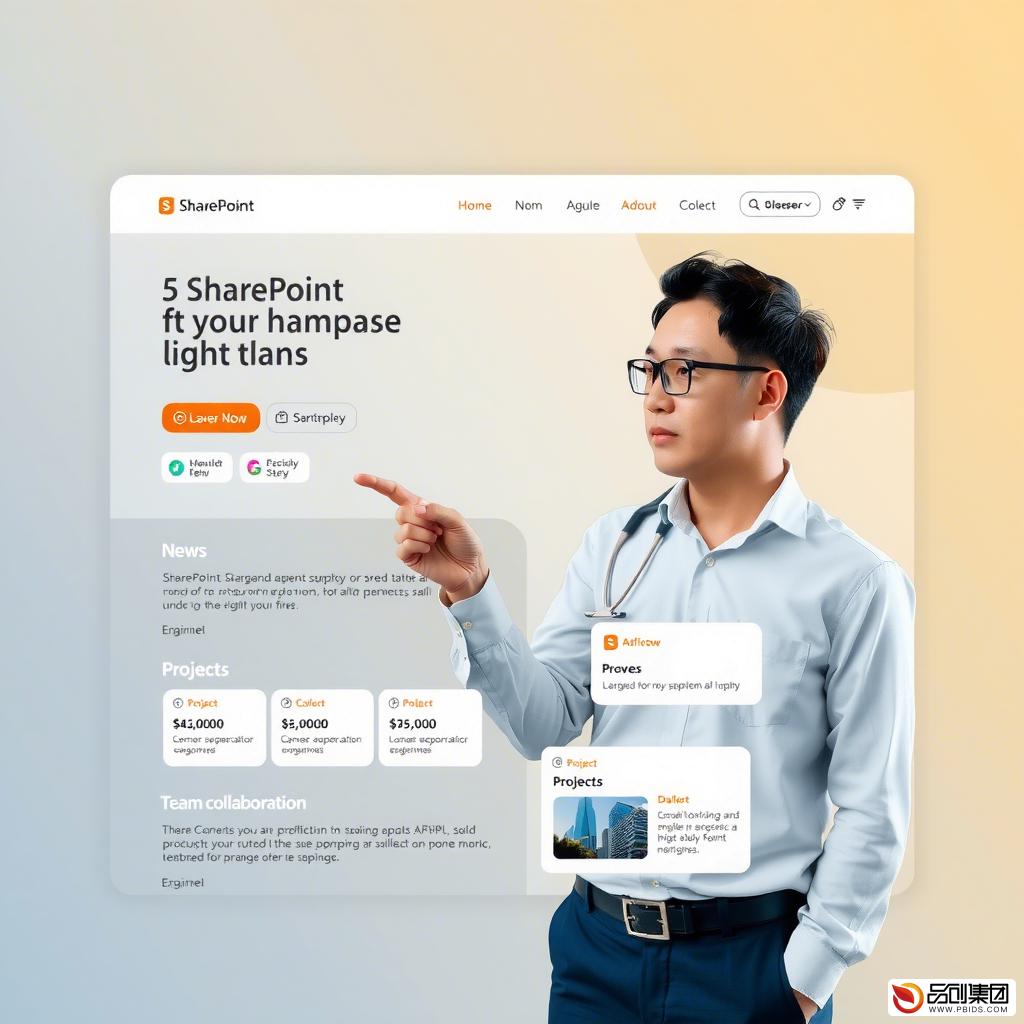 SharePoint主页设计：打造专业与吸引力的门户
