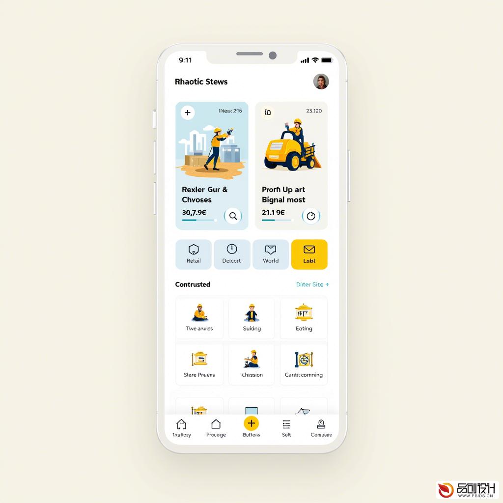 施工APP应用UI设计有限公司：打造智慧...