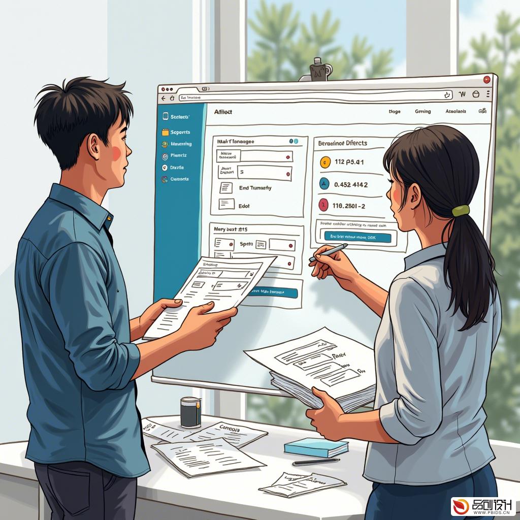 资金管理网页的视觉架构与合作伙伴选择策略
