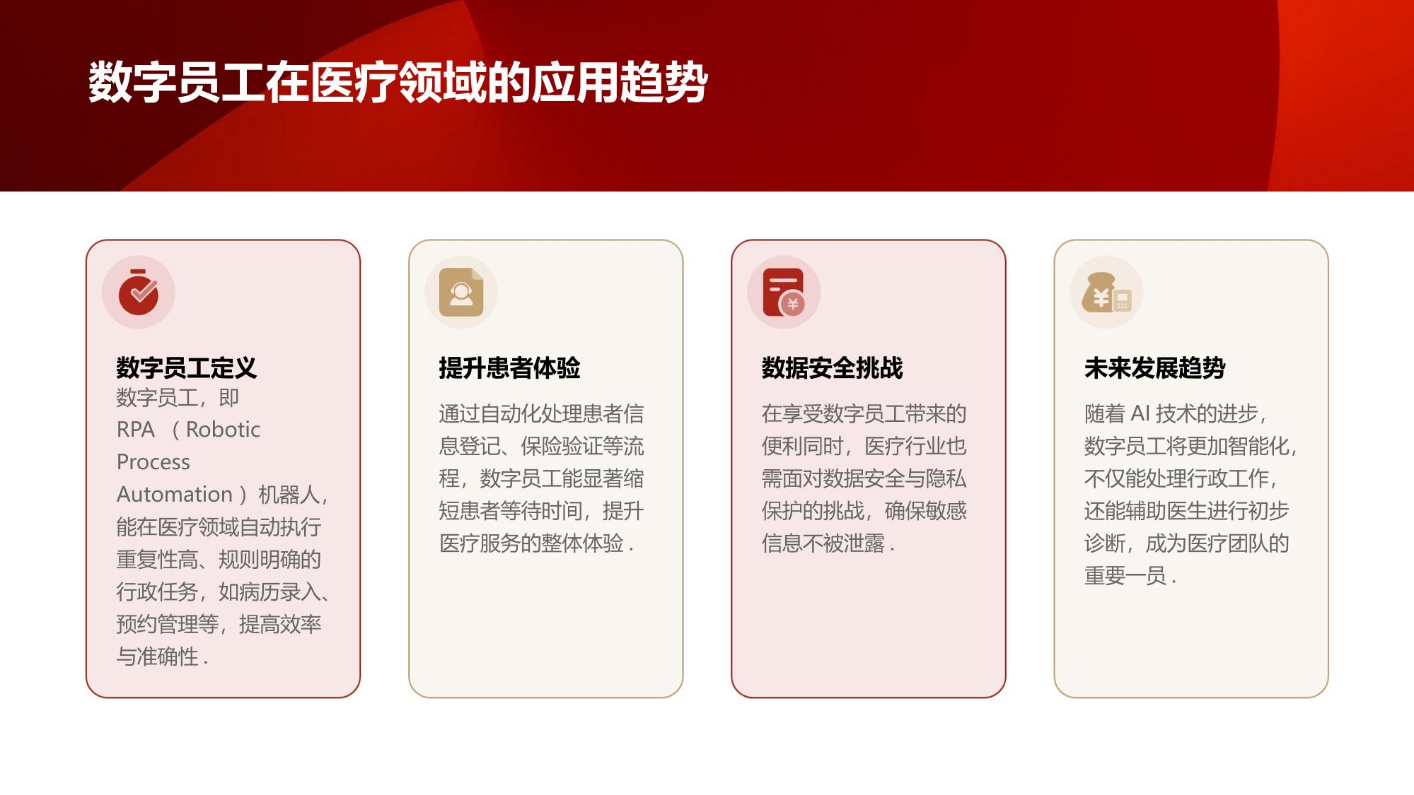 医疗行业数字员工：自动化处理行政流程