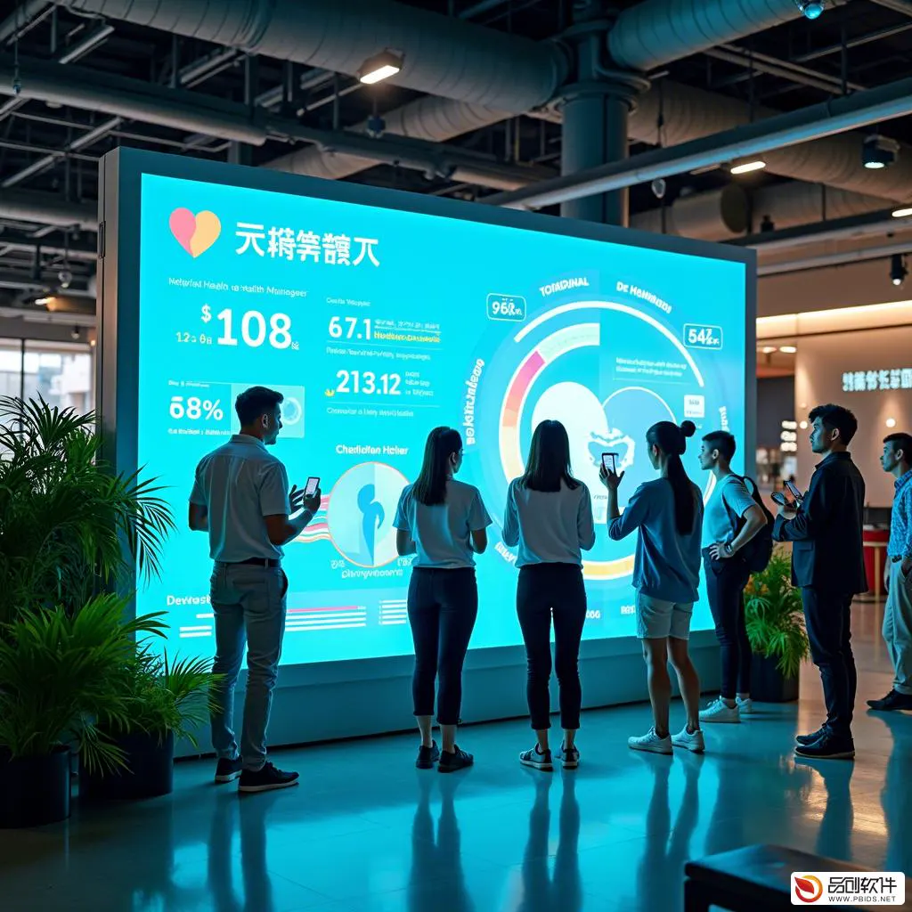 重庆市健康商城大屏系统：创新科技引领健康生活新风尚
