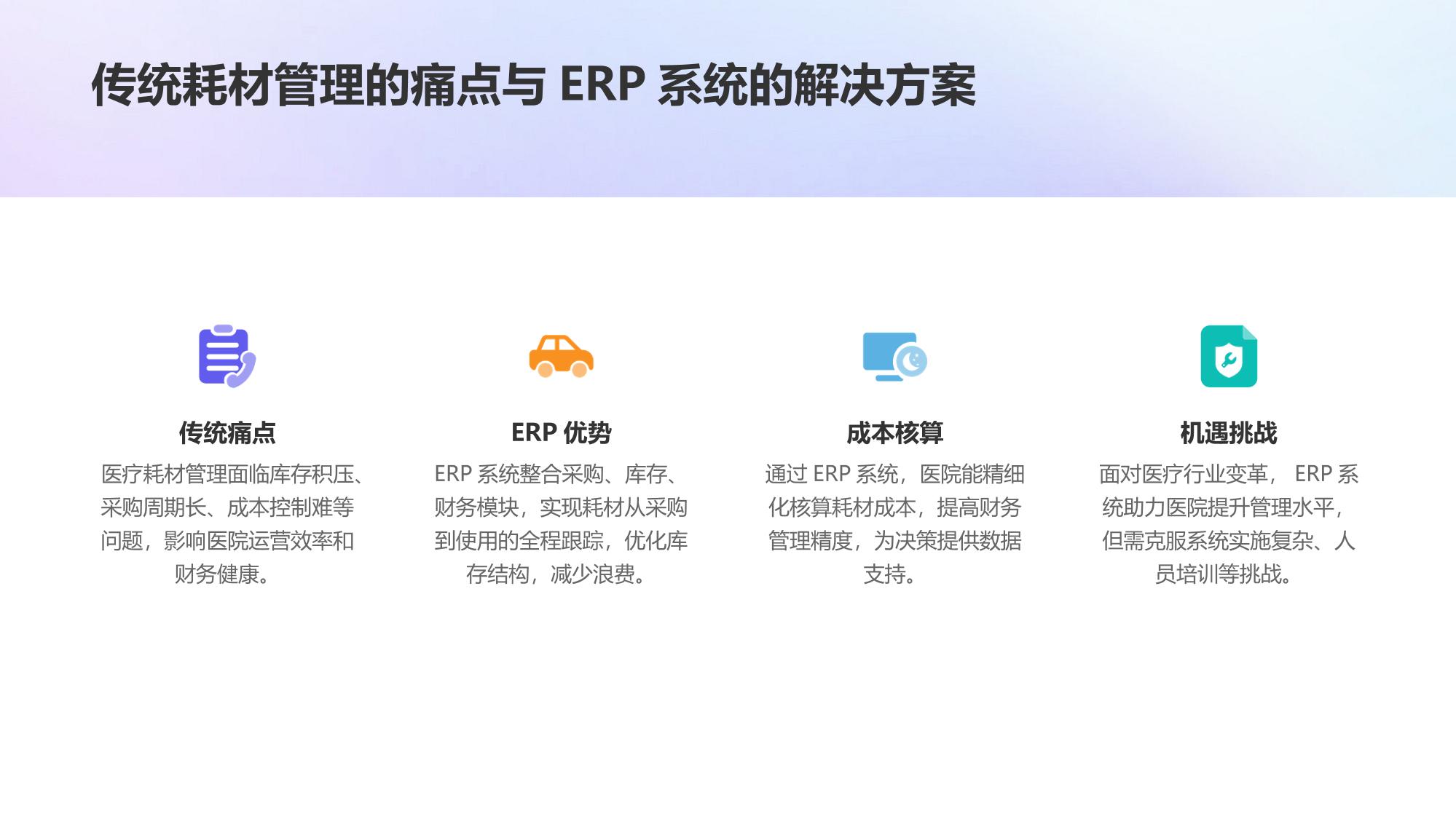 医疗ERP系统：耗材采购与成本精细核算