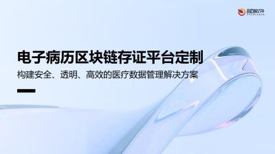电子病历区块链存证平台定制