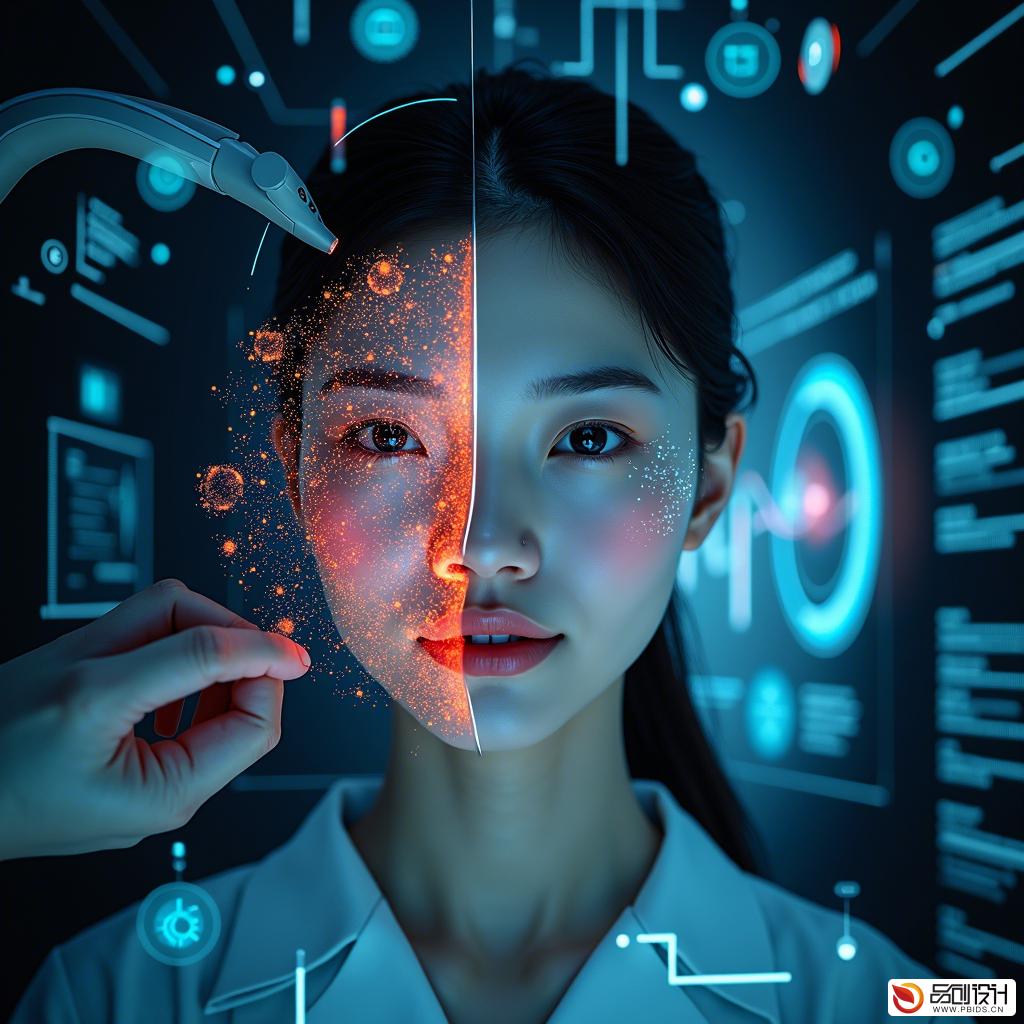 抗衰老3D动态演示设计：科技引领美容新纪元
