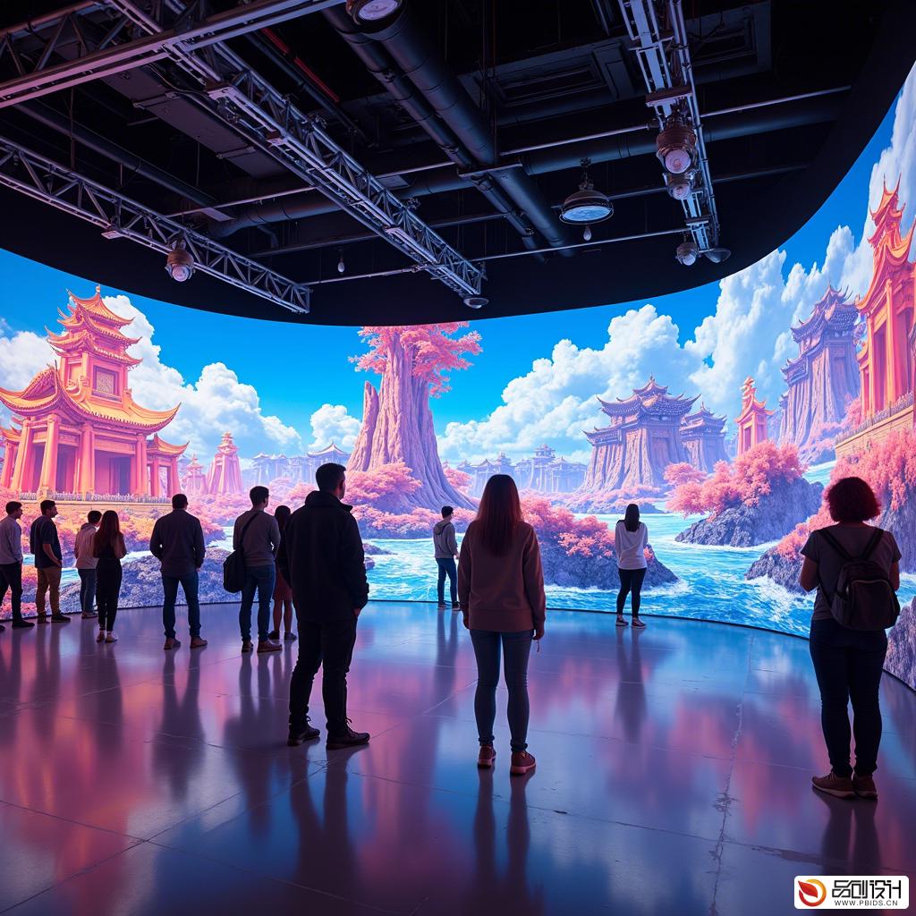 白山沉浸式动效方案设计：创新设计中心的魅...