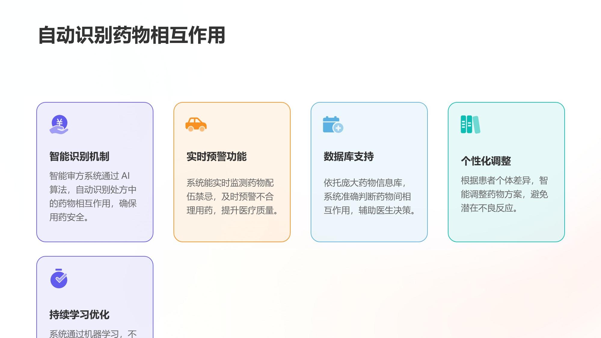医疗行业智能审方与合理用药实时预警