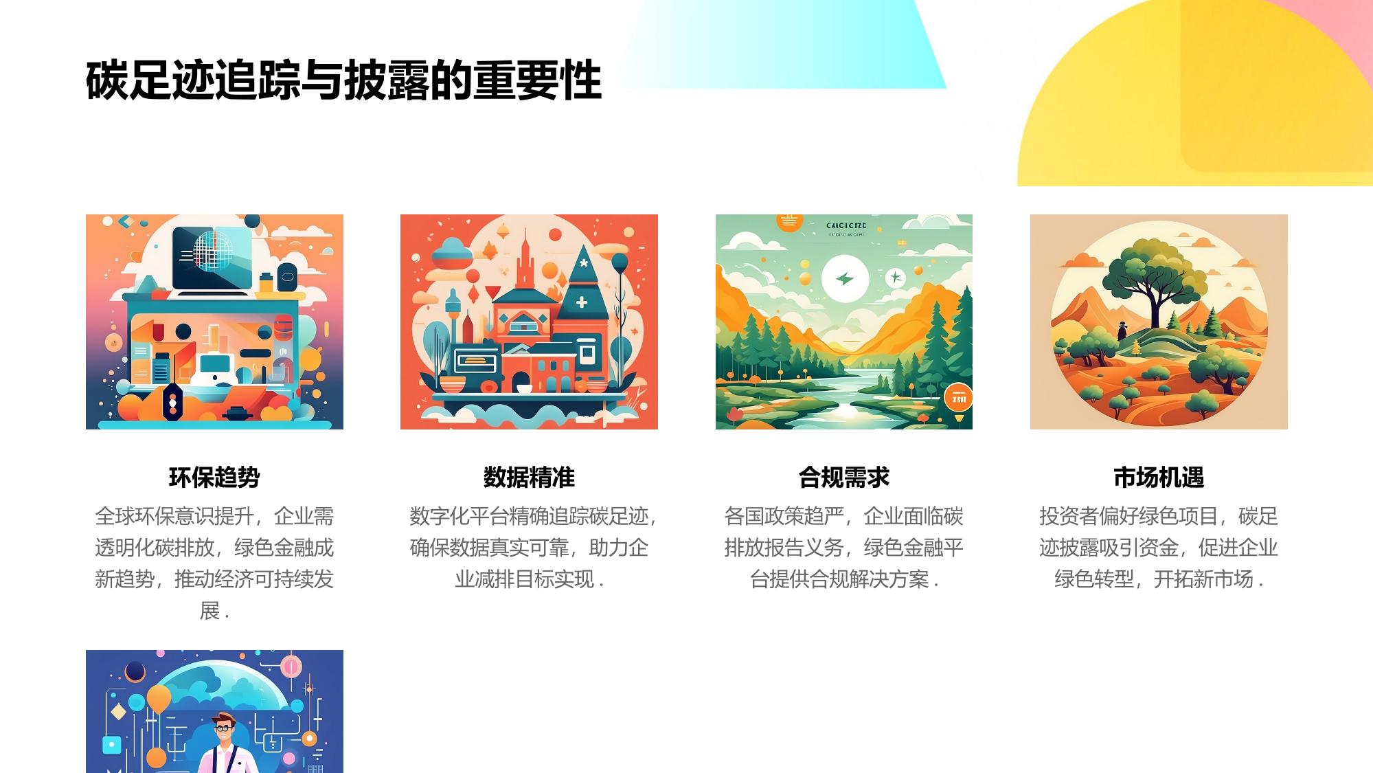 绿色金融数字化平台：碳足迹追踪与披露