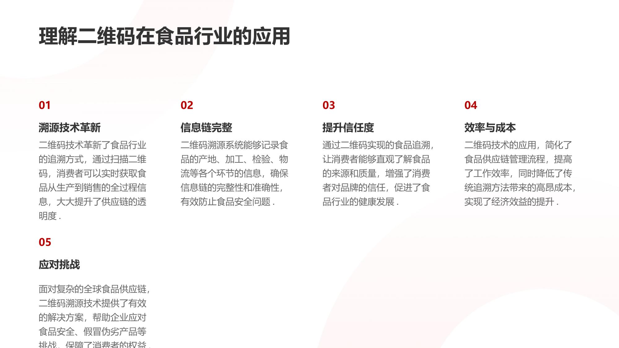 二维码溯源中台：食品行业供应链透明度提升80%