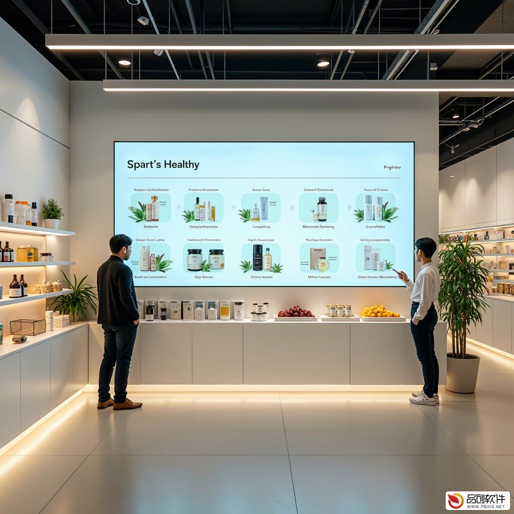 成都市健康商城大屏AI系统工作室：科技引...