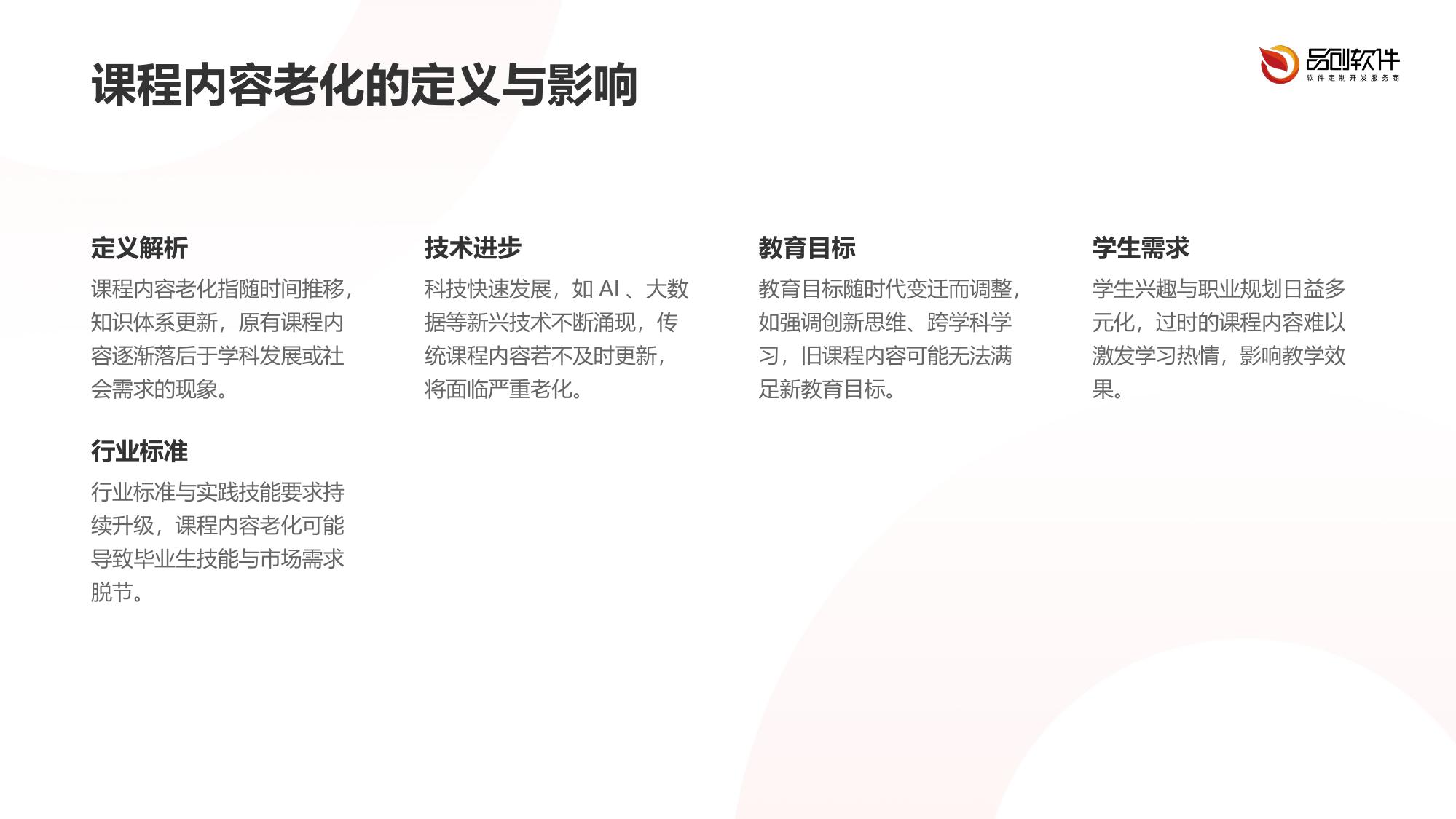 课程内容智能老化预警系统