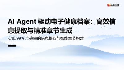 AI Agent驱动电子健康档案：高效信息提取与精准章节生成
