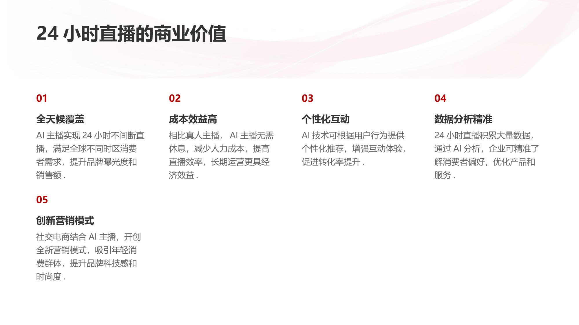 社交电商数字人：AI主播24小时直播