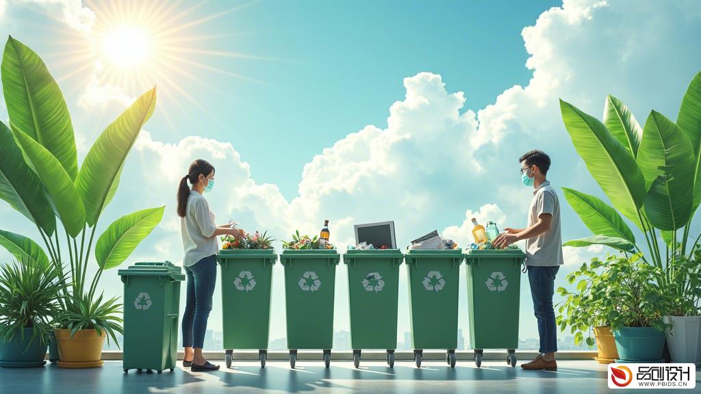 资源回收品牌动态图形设计：创新引领绿色未来
