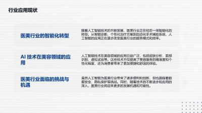 人工智能在医美行业的创新应用