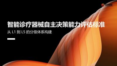 智能诊疗器械自主决策能力评估标准