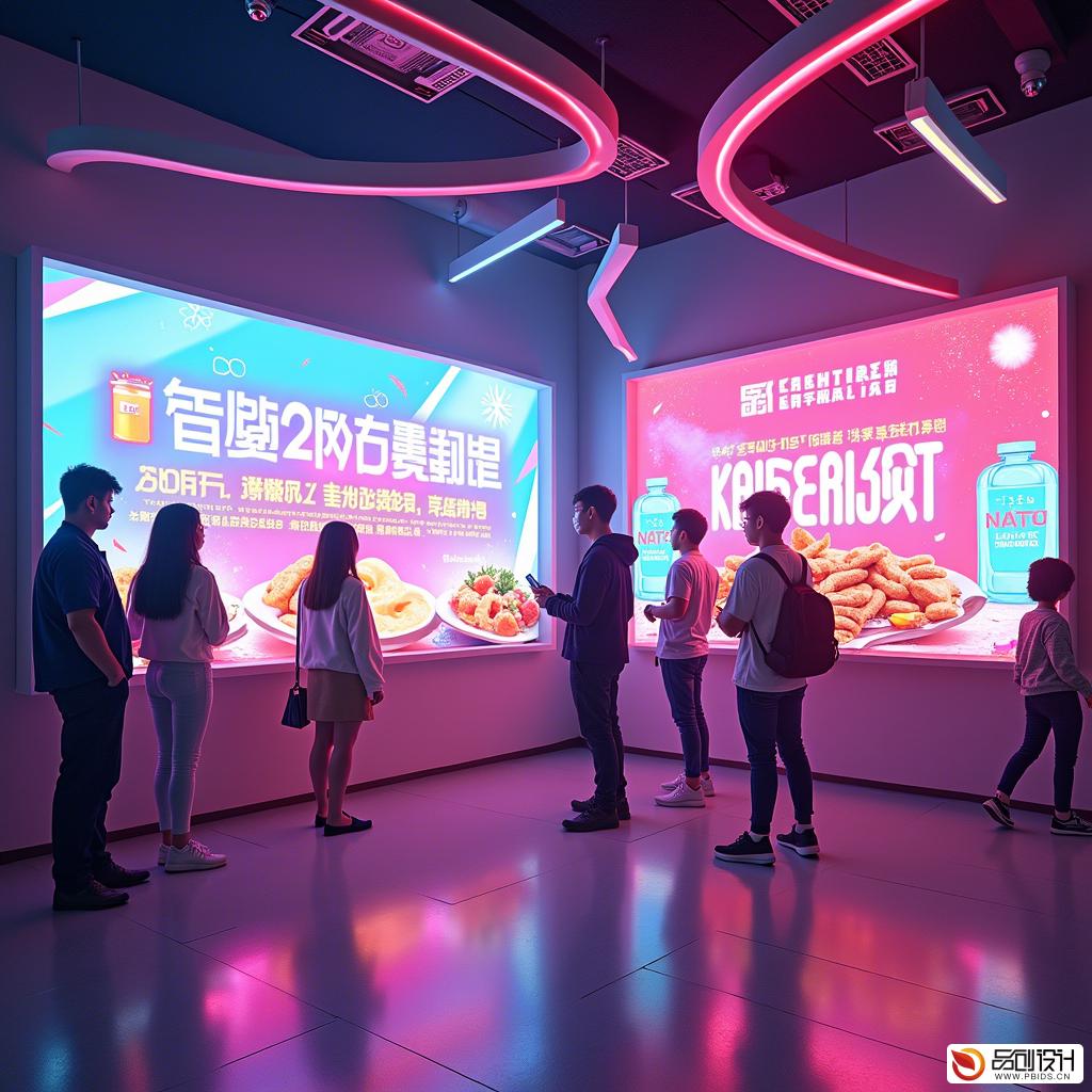 食品饮料沉浸式动效方案设计：打造未来感十足的体验中心