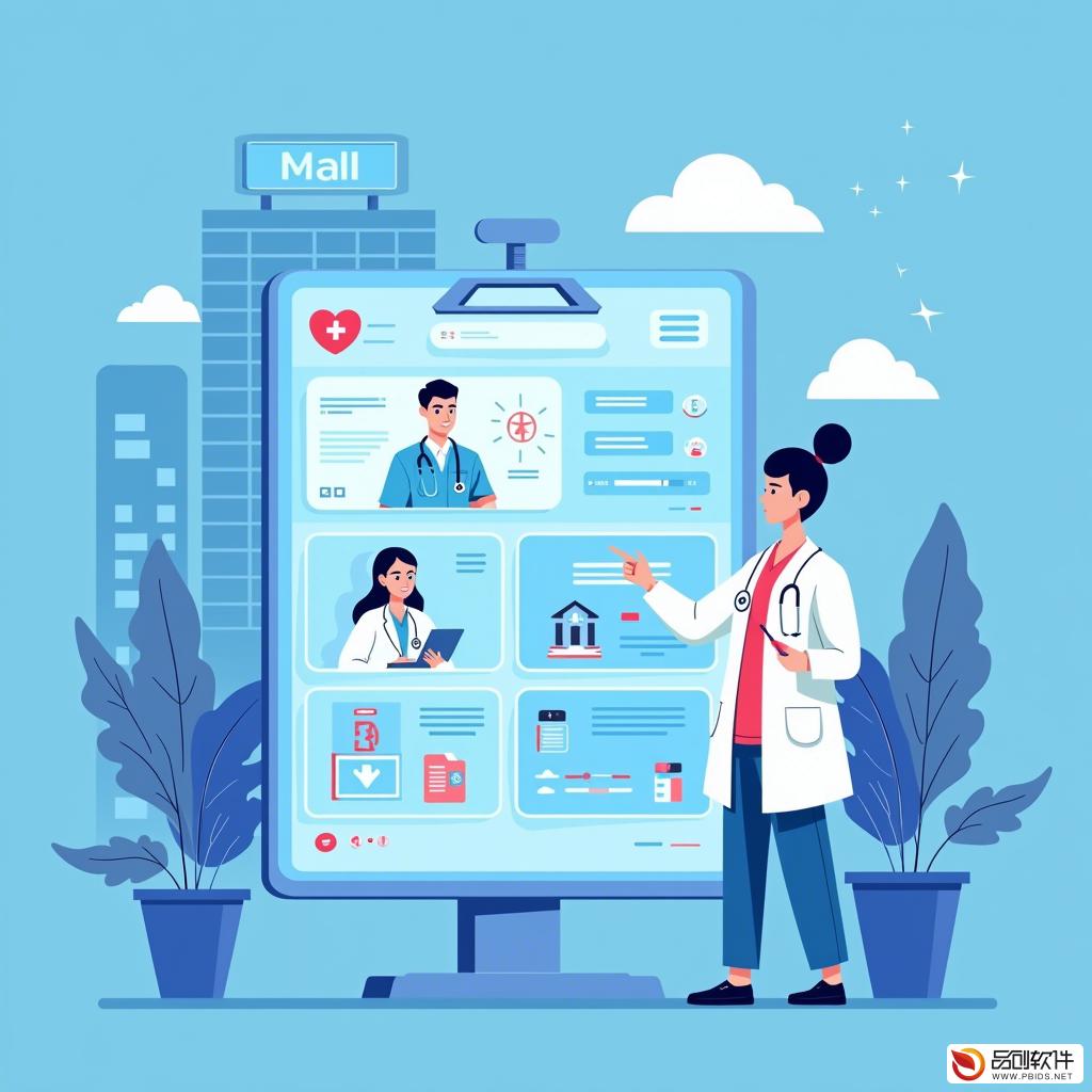 深圳市健康商城大屏系统开发服务站：打造智慧医疗...