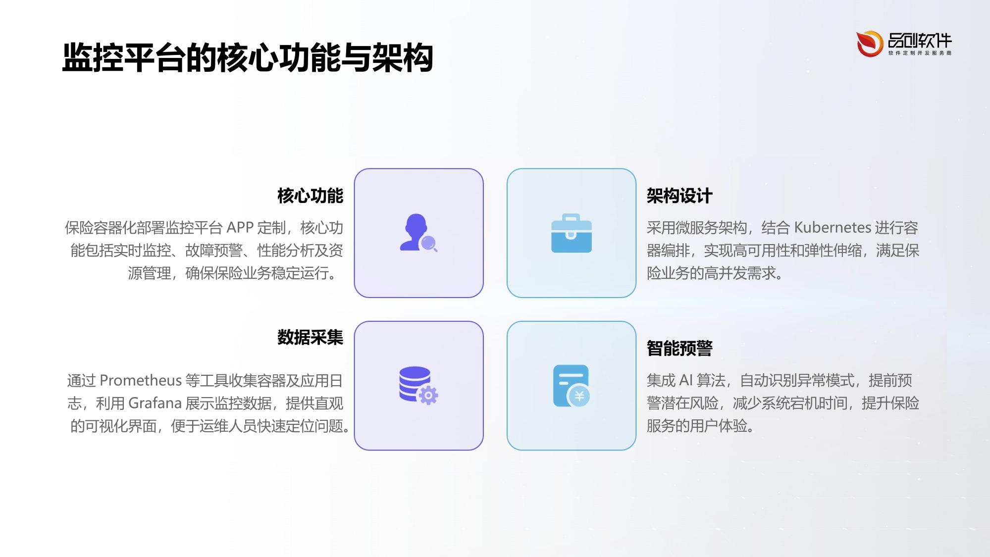 保险容器化部署监控平台APP定制