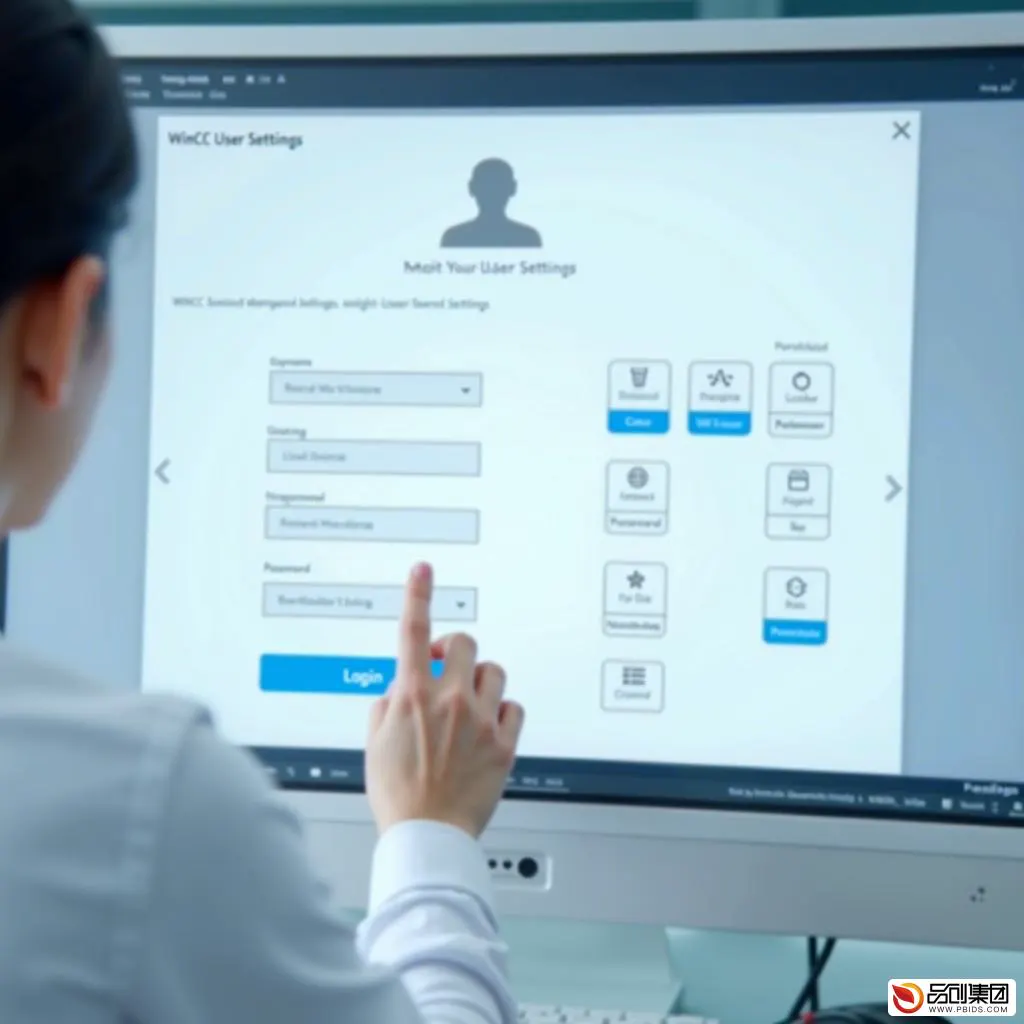 WinCC用户登录界面设计与实现指南
