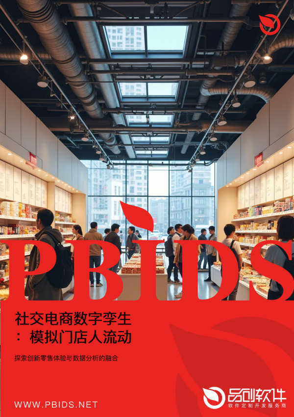 社交电商数字孪生：模拟门店人流动线