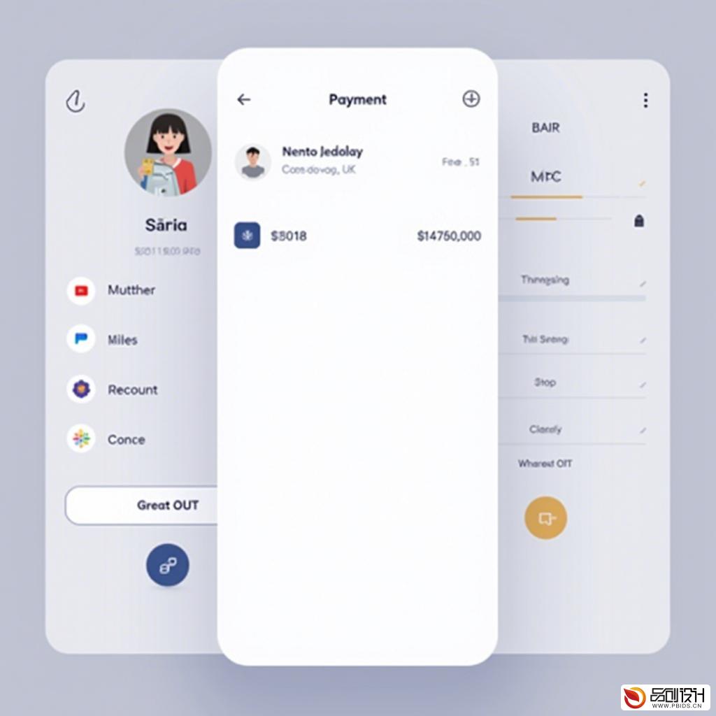 支付服务界面交互视觉设计：寻找完美合作伙伴的全...