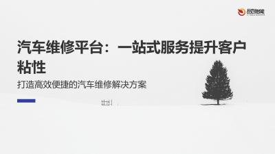汽车维修平台：一站式服务提升客户粘性