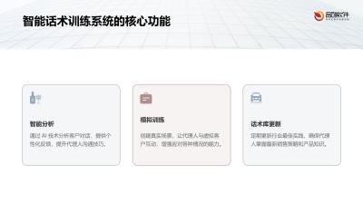 保险代理人智能话术训练系统APP定制