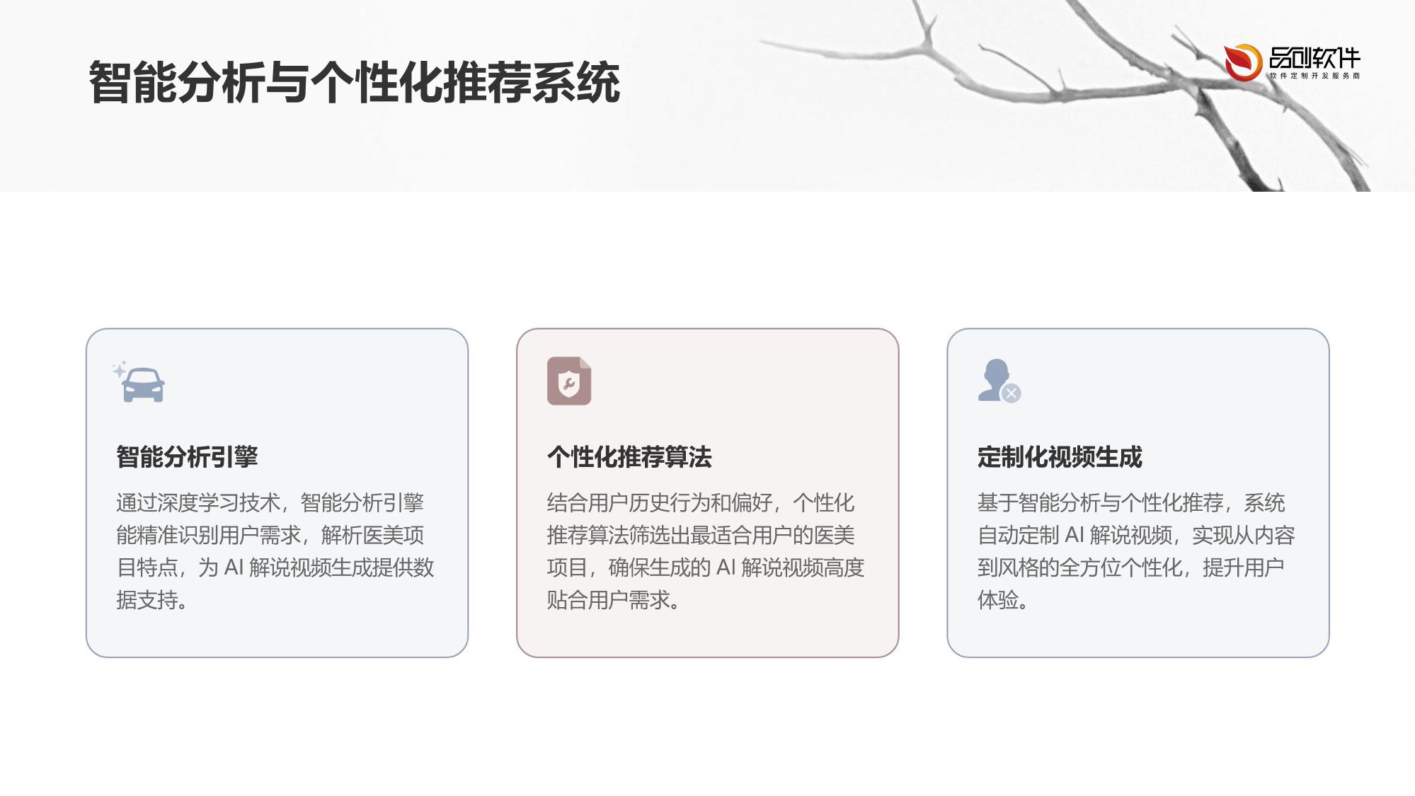 医美项目AI解说视频生成工具定制