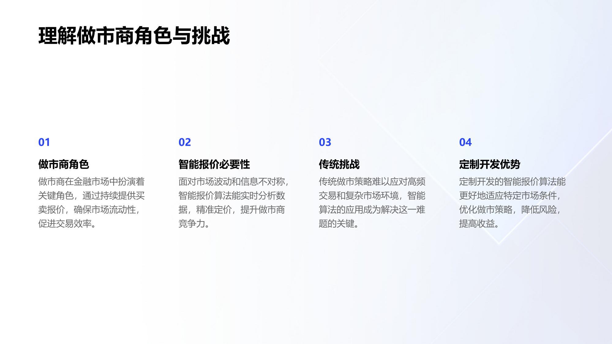 证券做市商系统定制开发智能报价算法