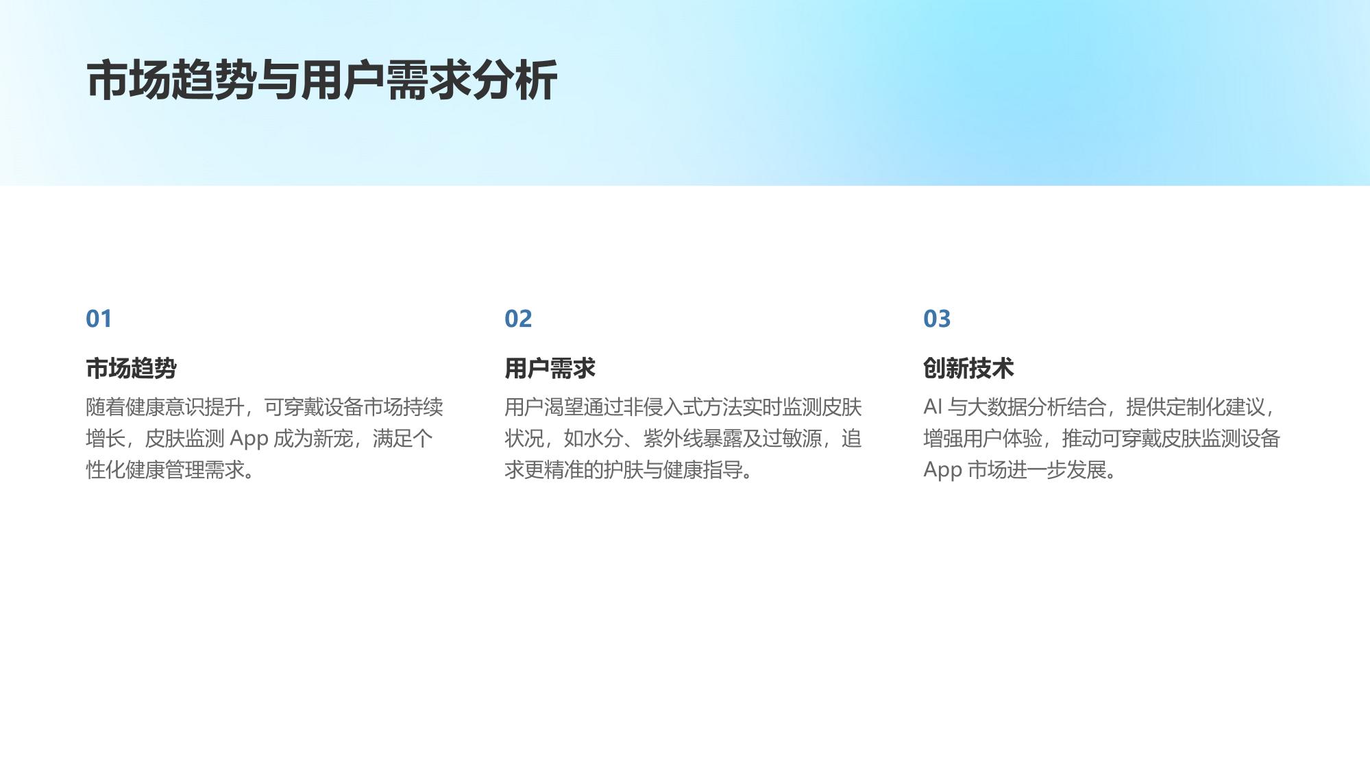 可穿戴皮肤监测设备App定制