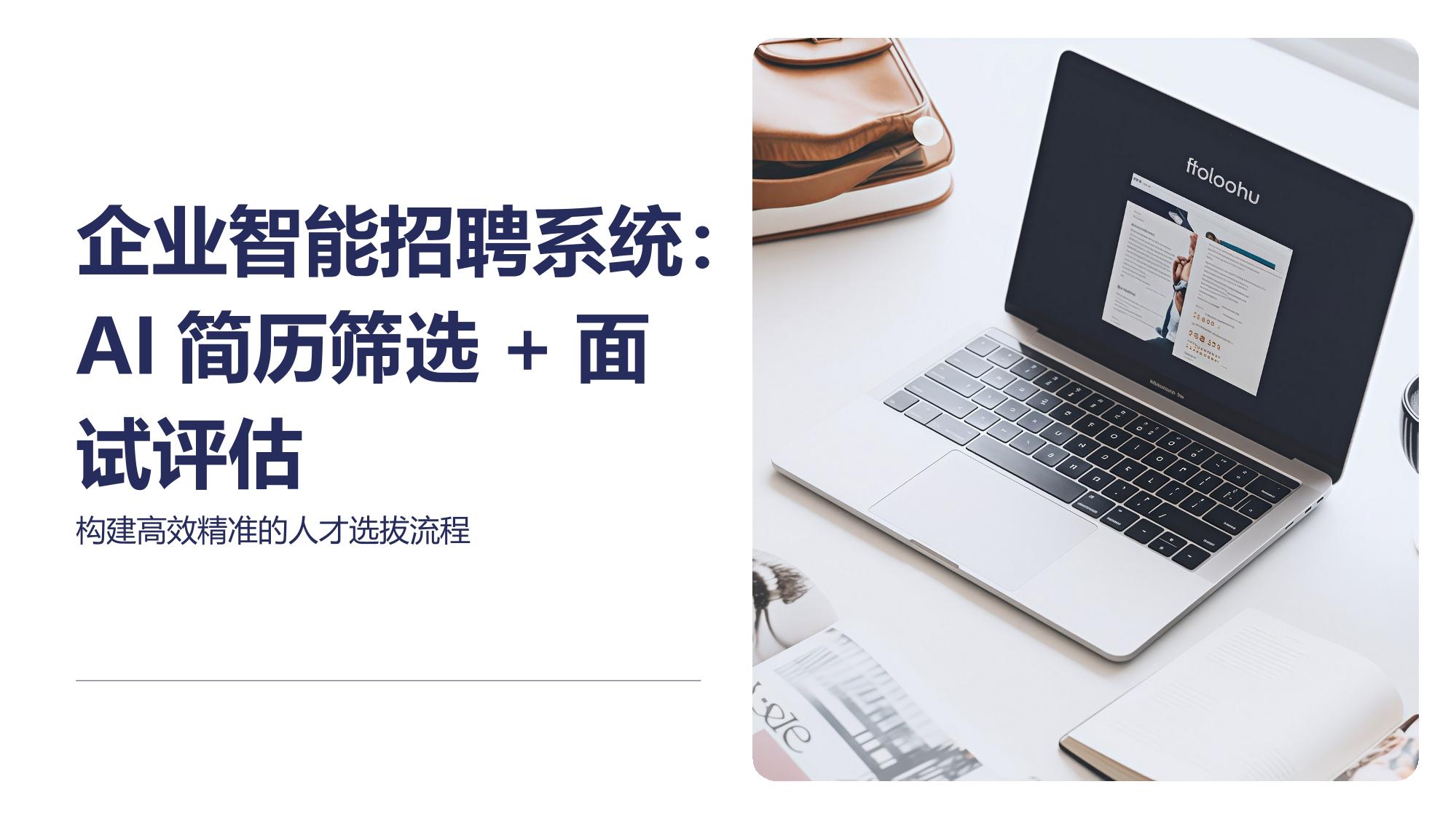 企业智能招聘系统：AI简历筛选+面试评估