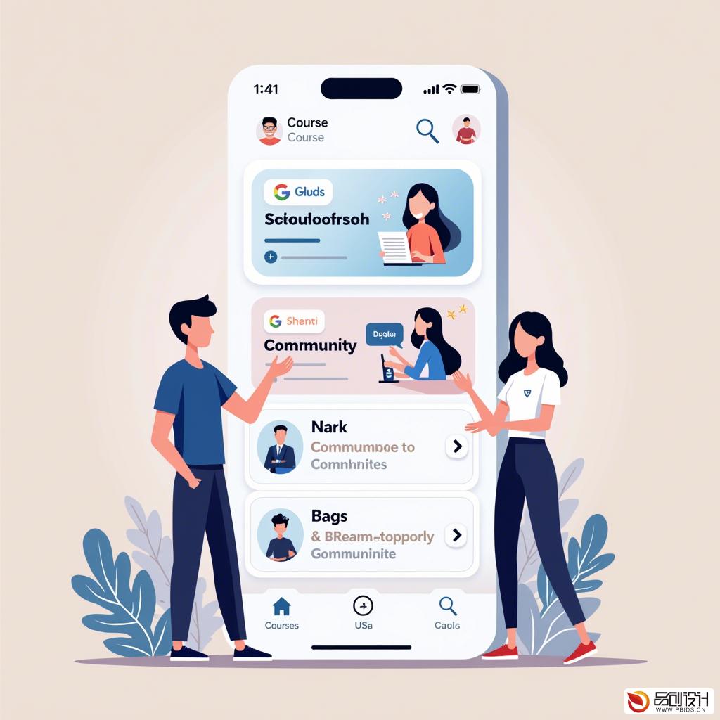 重塑教育未来：职业教育APP应用UI设计设计公...